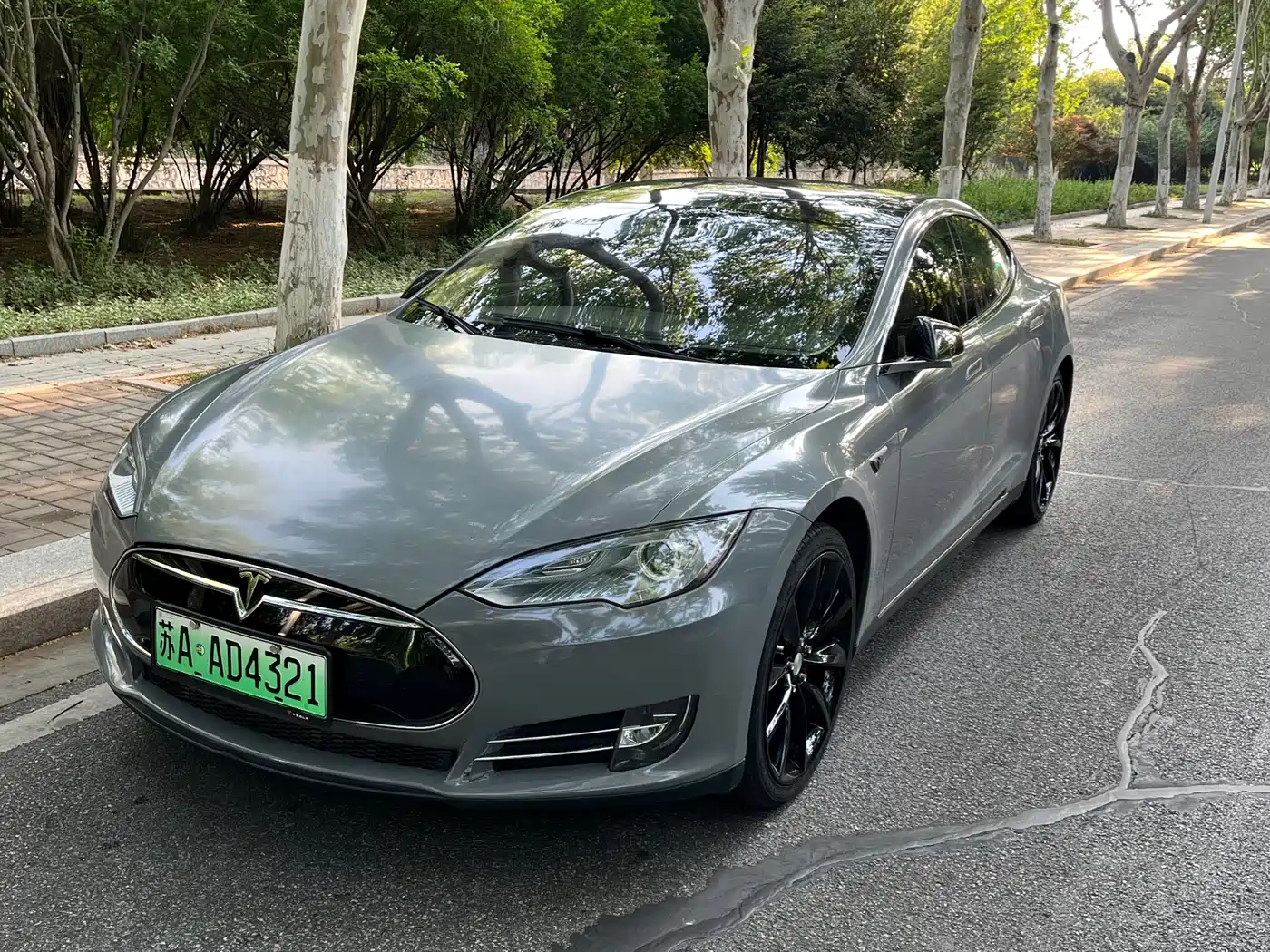 Tesla Model S 2015 2014 Model S P85