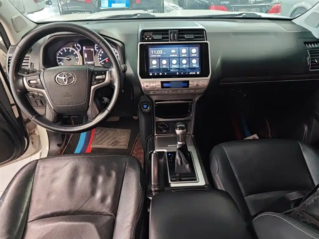 Toyota Prado 2018 3.5L Automatic TX-L Rear-mounted Spare Tire фото 13