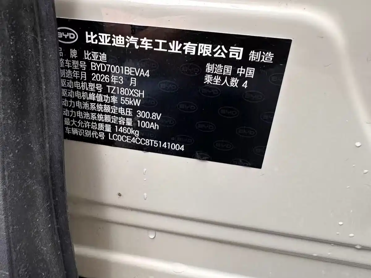 BYD Seagull 2026