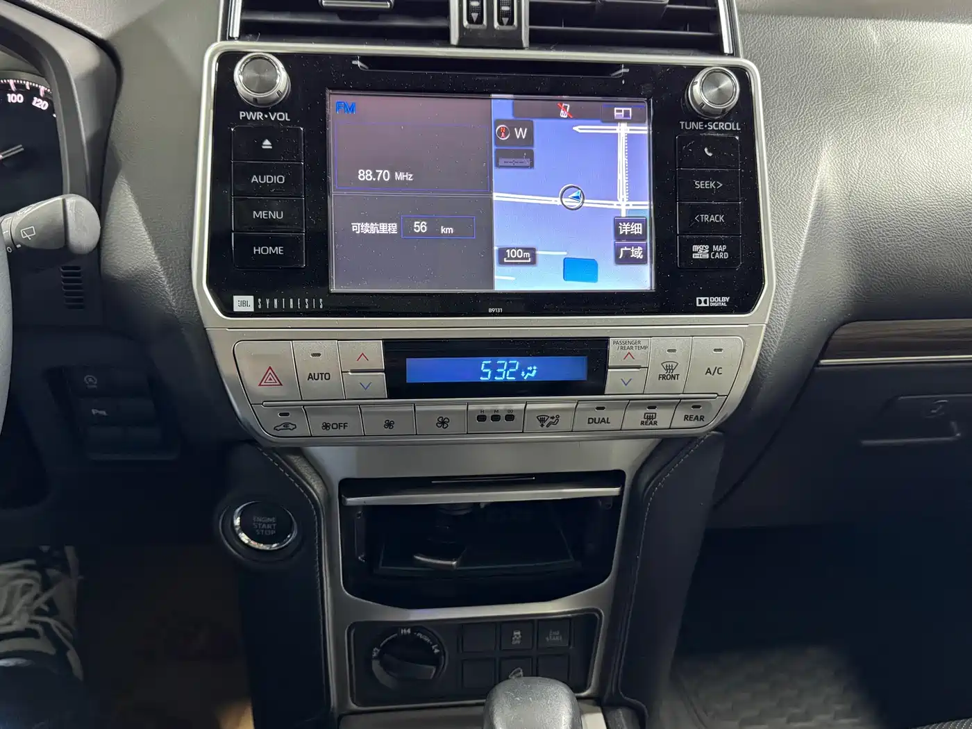 Toyota Prado 2018 3.5L Automatic TX-L NAVI Rear-mounted Spare Tire фото 5