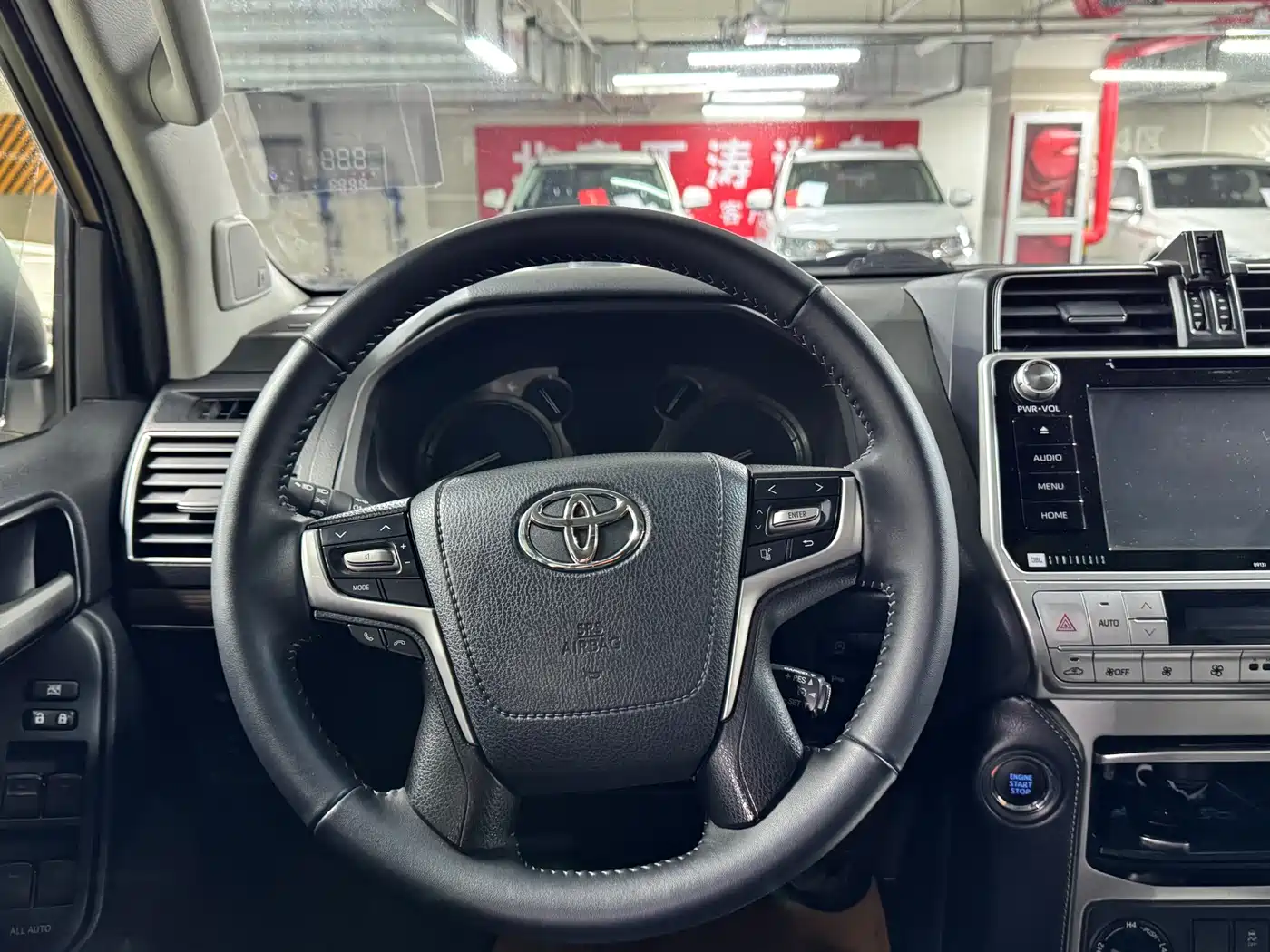 Toyota Prado 2018 3.5L Automatic TX-L NAVI Rear-mounted Spare Tire фото 10