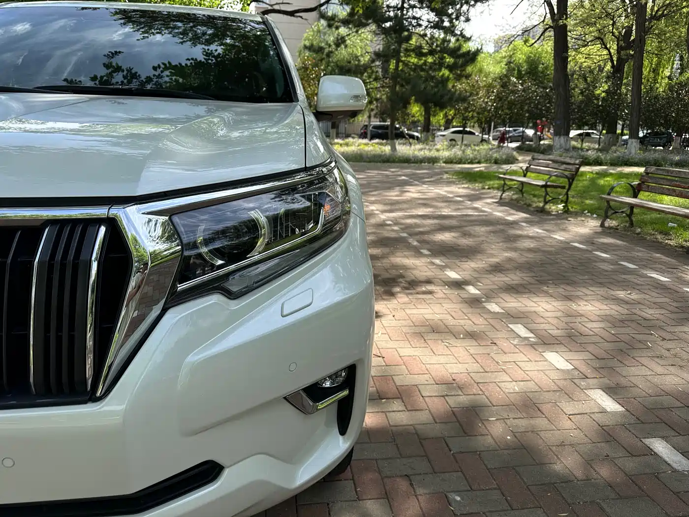 Toyota Prado 2018 3.5L Automatic TX-L Rear-mounted Spare Tire фото 10