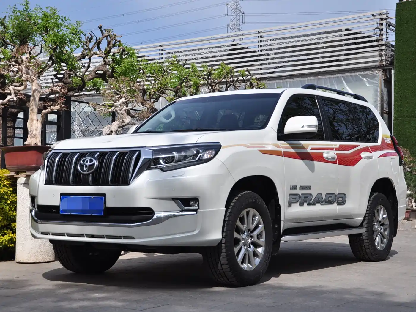 Toyota Prado 2019 3.5L Automatic TX-L Zunxiang Edition with Rear-mounted Spare Tire
