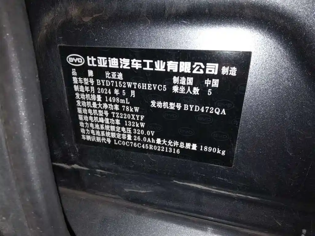 BYD Destroyer 05 2024 Glory Edition DM-i 55KM Luxury фото 3