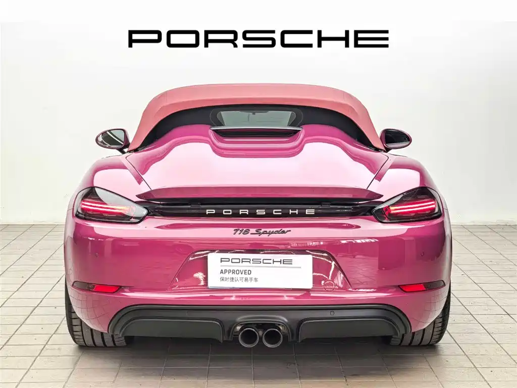 Porsche 718 2022 Spyder 2.0T фото 25