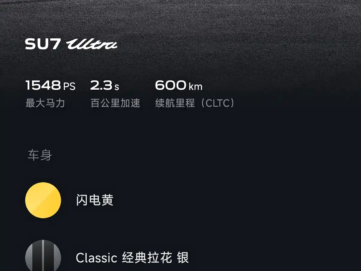 Xiaomi Auto Xiaomi SU7 Ultra 2025 Model Ultra фото 15