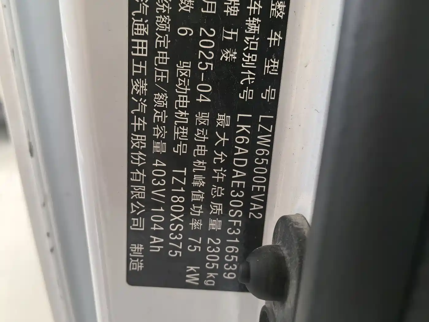 Wuling Motors Wuling Yangguang 2025 2024 300KM Comfort Bus Version 75kW