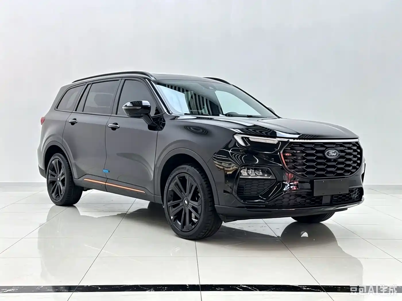 Ford Territory 2024 2023 EcoBoost 225 Obsidian Orange Premium 7-Seater (2/2/3)