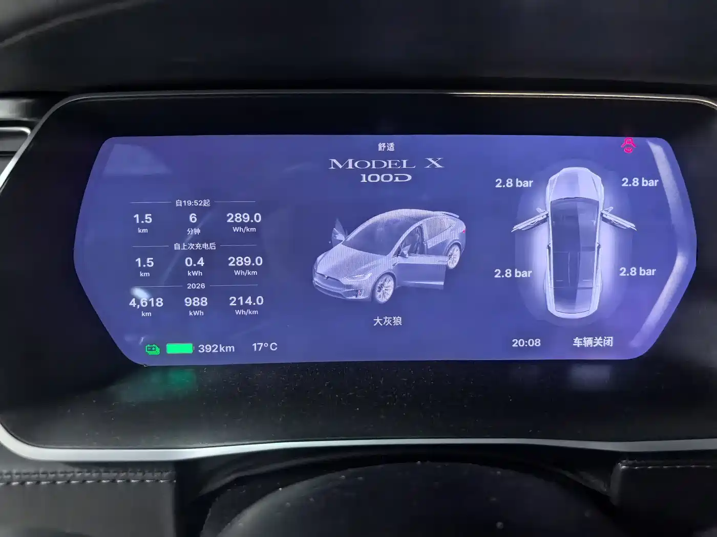 Tesla Model X 2017 2017 Model X 100D Long Range
