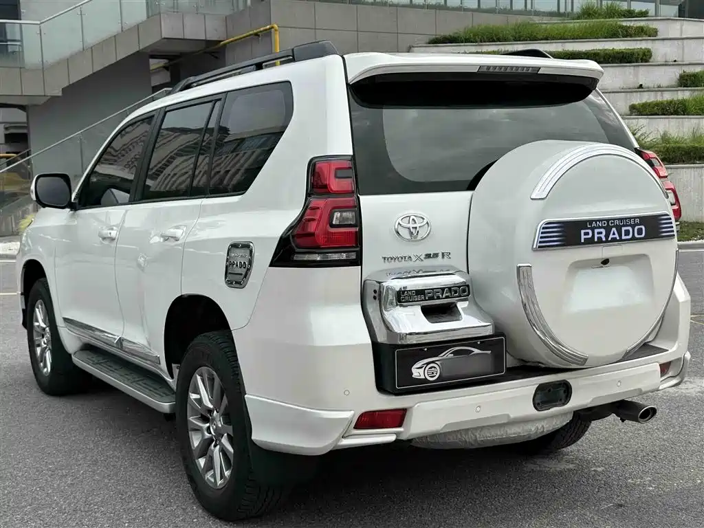 Toyota Prado 2018 3.5L Automatic TX-L Rear-mounted Spare Tire фото 8