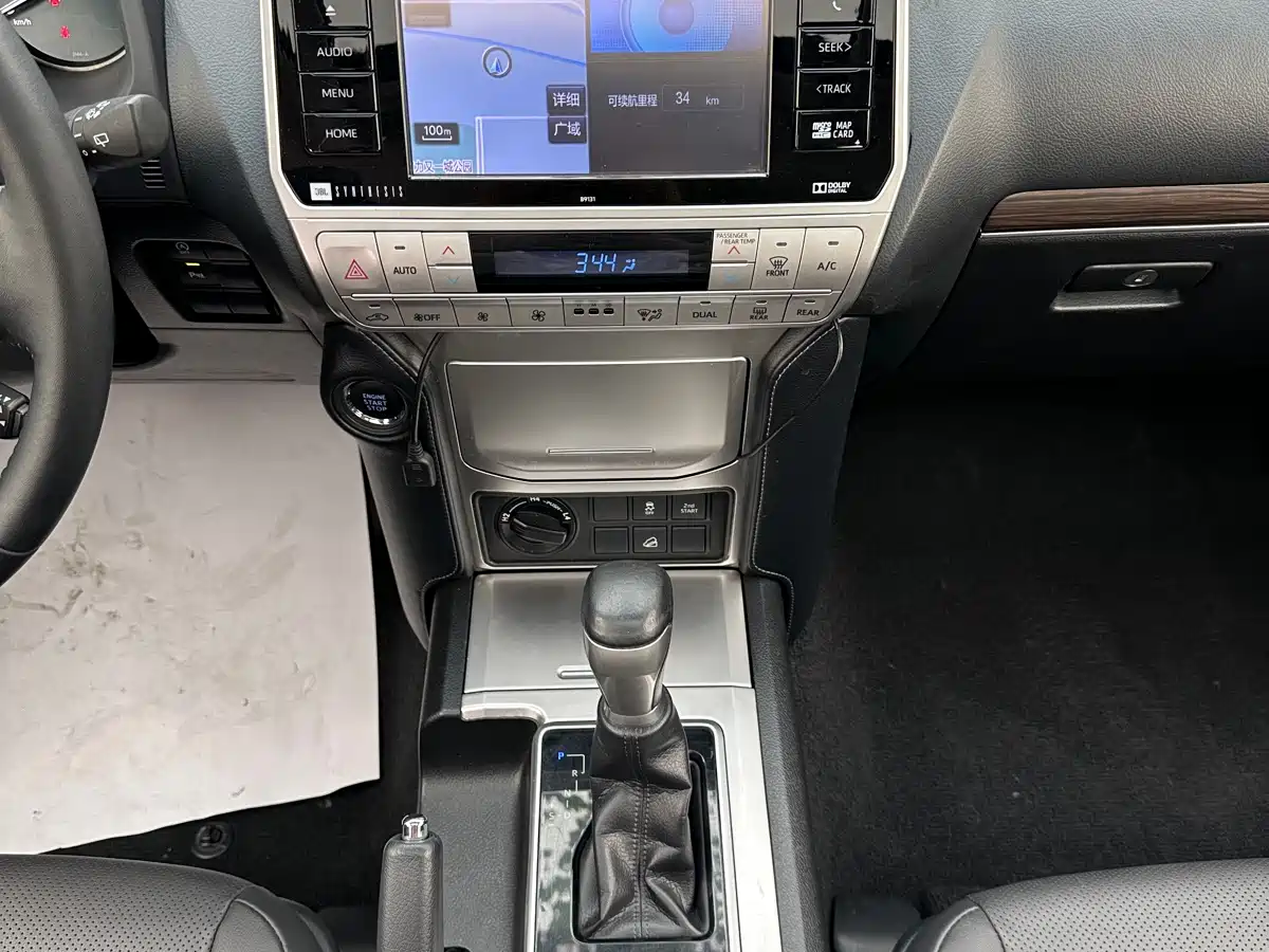 Toyota Prado 2018 3.5L Automatic TX-L NAVI Rear-mounted Spare Tire фото 9