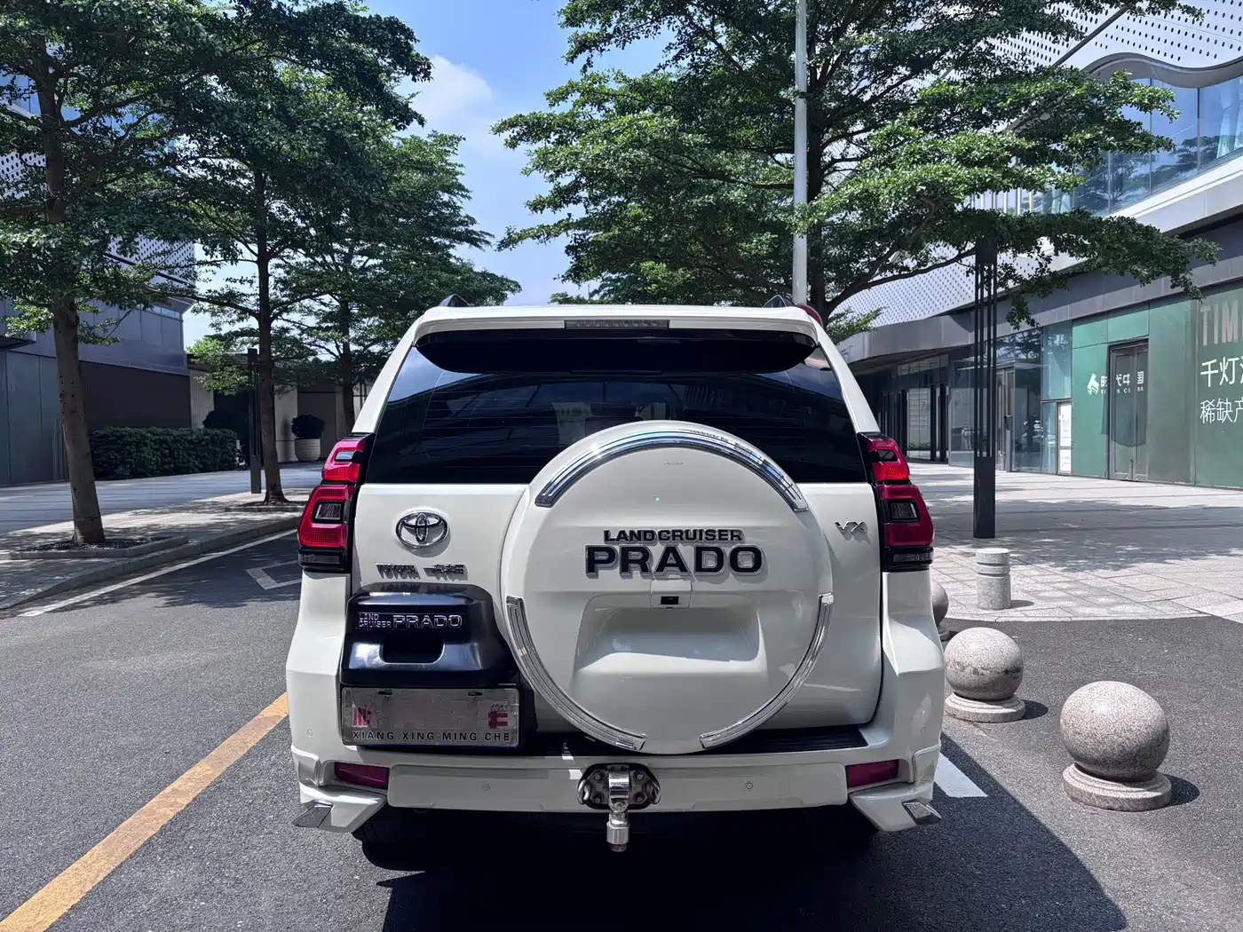 Toyota Prado 2018 3.5L Automatic VX NAVI Rear-mounted Spare Tire фото 5