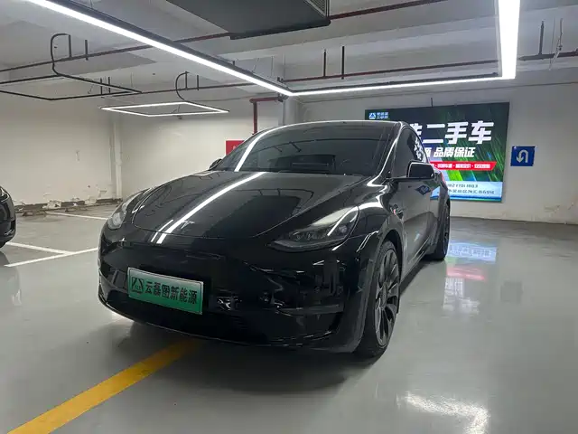 Tesla Model Y Performance, высокопроизводительный полный привод
