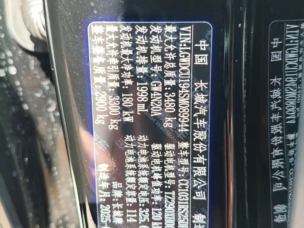 Great Wall Shanhaipao Hi4-T 2025 2025 Hi4-T Performance Edition
