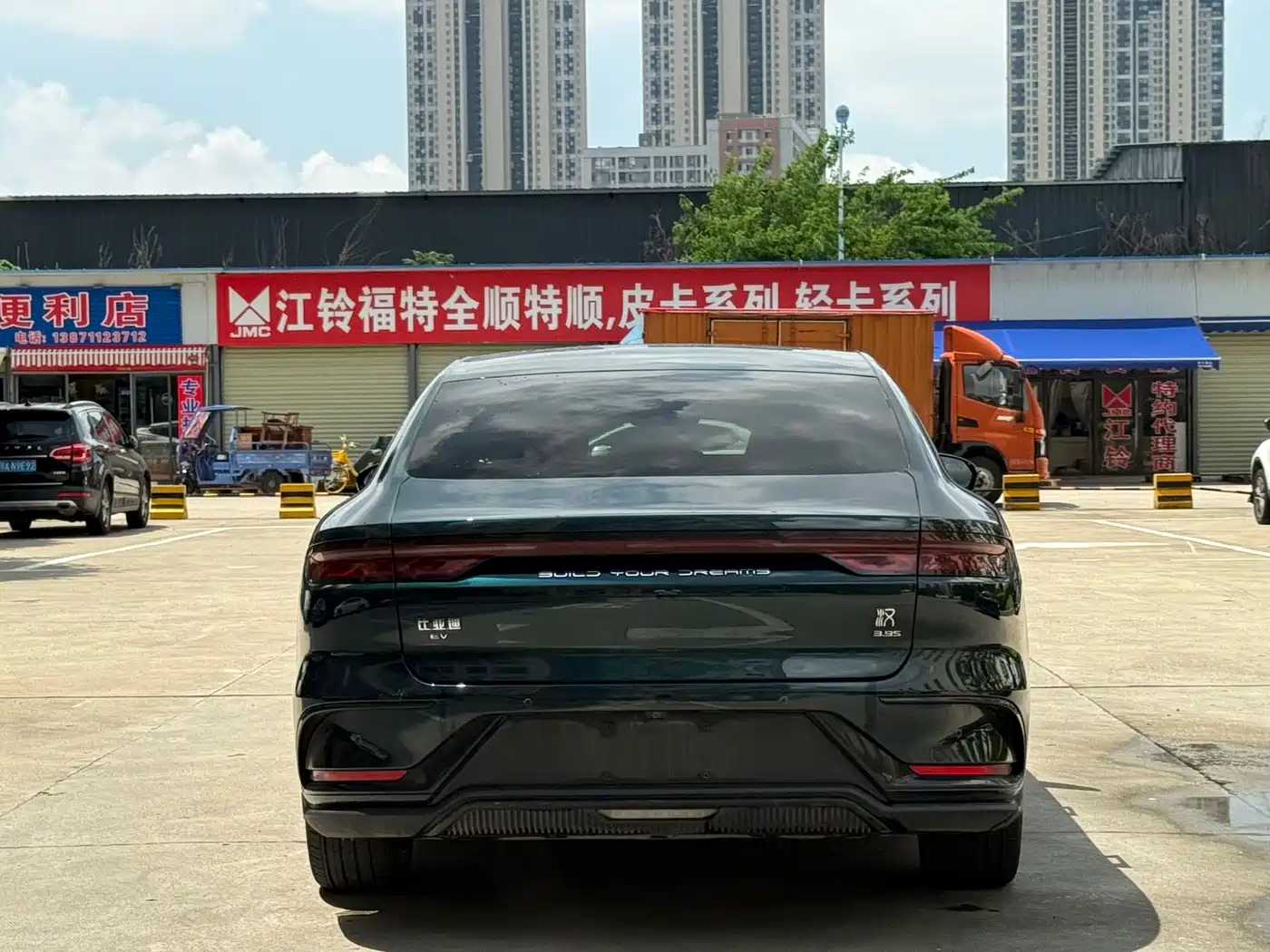 BYD Han 2022 EV 610KM AWD Qianshan Green Limited Edition фото 13