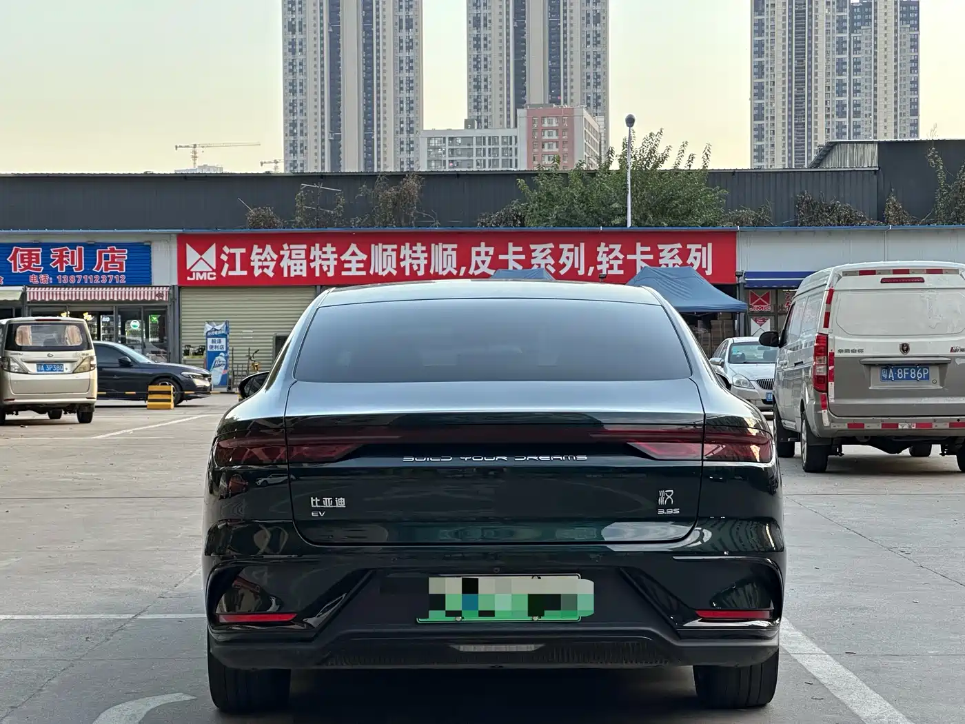 BYD Han 2022 EV 610KM AWD Qianshan Green Limited Edition фото 8