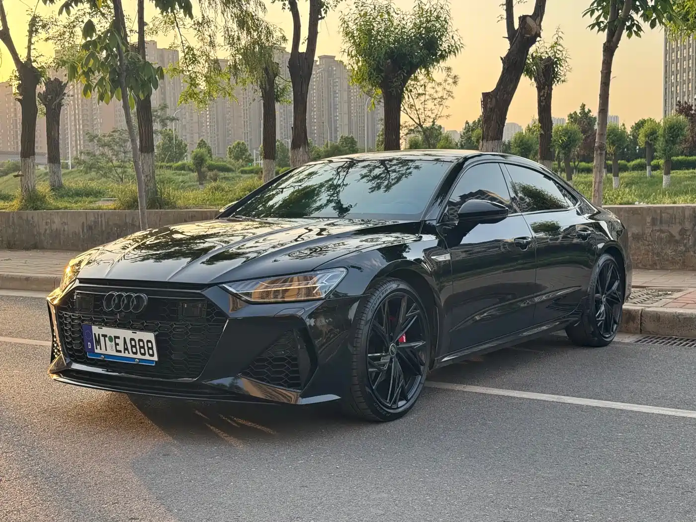 Audi A7L 2023 45 TFSI quattro S-line Black Warrior Edition
