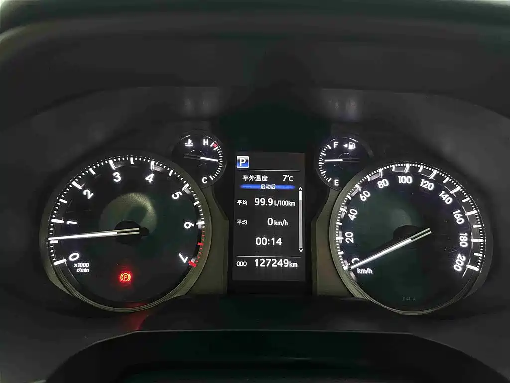 Toyota Prado 2018 3.5L Automatic TX-L NAVI Rear-mounted Spare Tire фото 11
