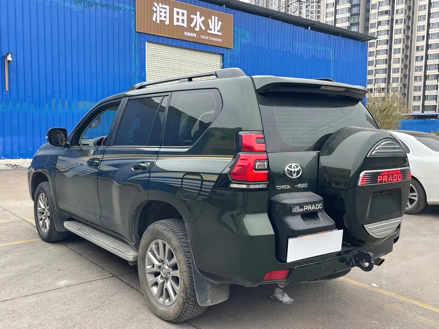 Toyota Prado 2018 3.5L Automatic TX-L NAVI Rear-mounted Spare Tire фото 5