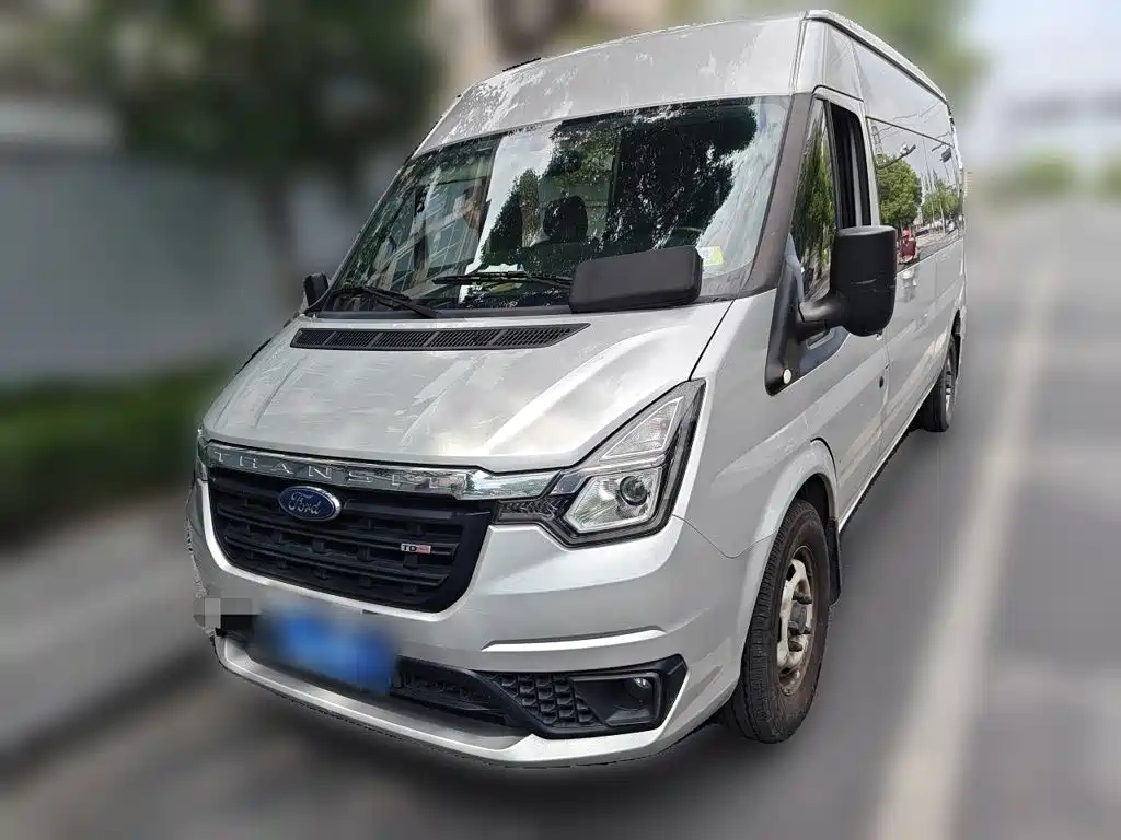 Ford New Generation Transit 2021 2021 Model 2.2T Automatic Logistics Vehicle Pro Long Wheelbase 7-Seat Medium Roof China VI