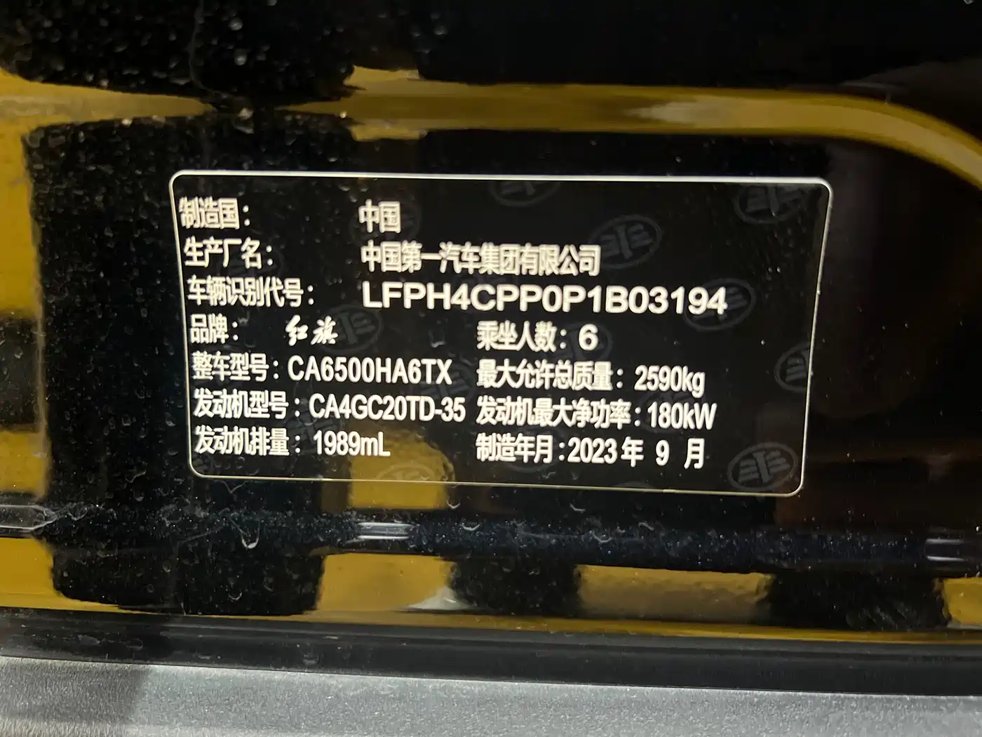 Hongqi HS7 2023 2.0T Auto 4WD Qi Chang Edition 6-Seater фото 19