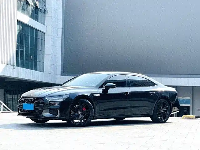 Audi A7L 45 TFSI quattro S-line, Black Warrior
