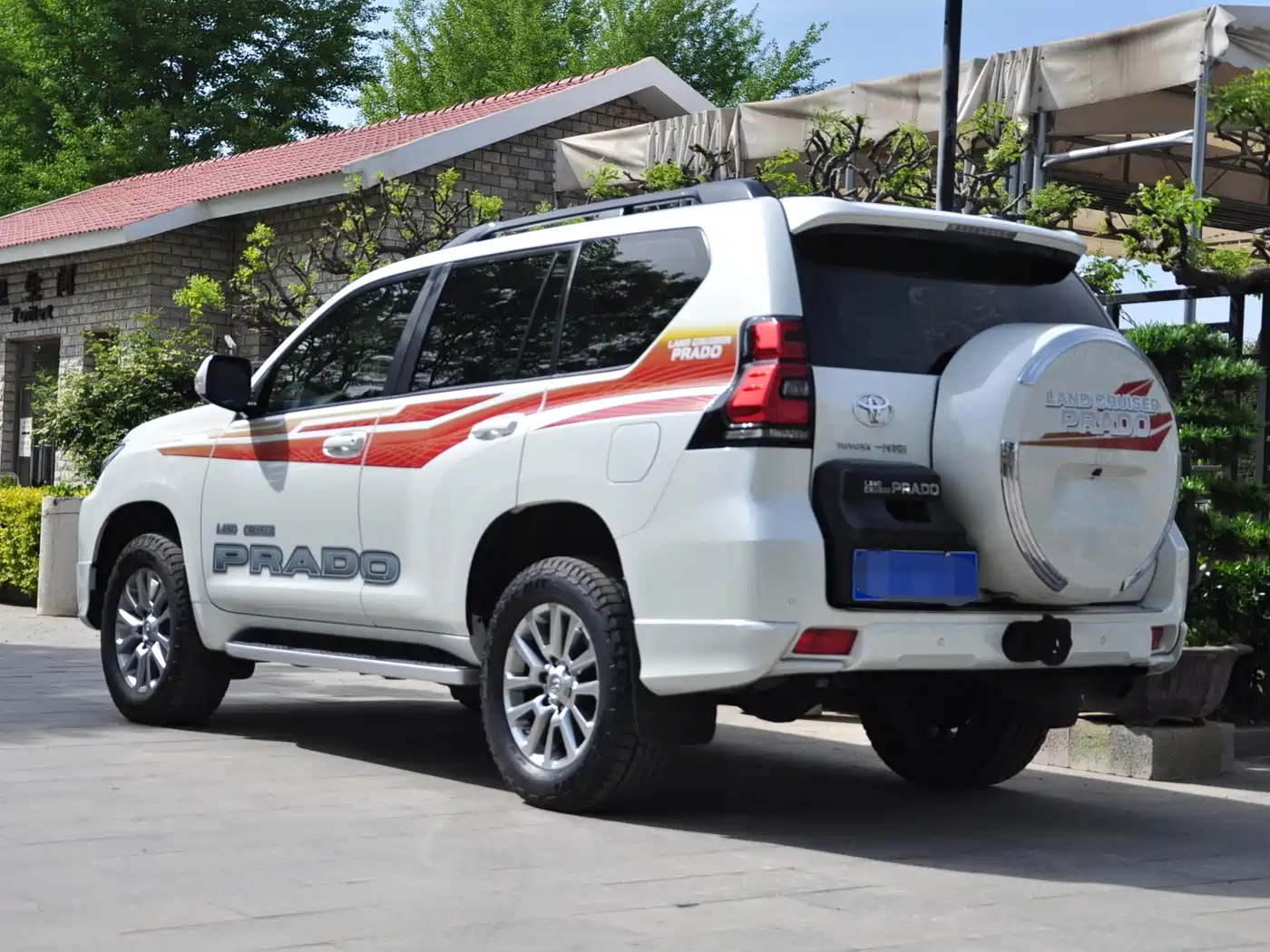 Toyota Prado 2019 3.5L Automatic TX-L Zunxiang Edition with Rear-mounted Spare Tire фото 3