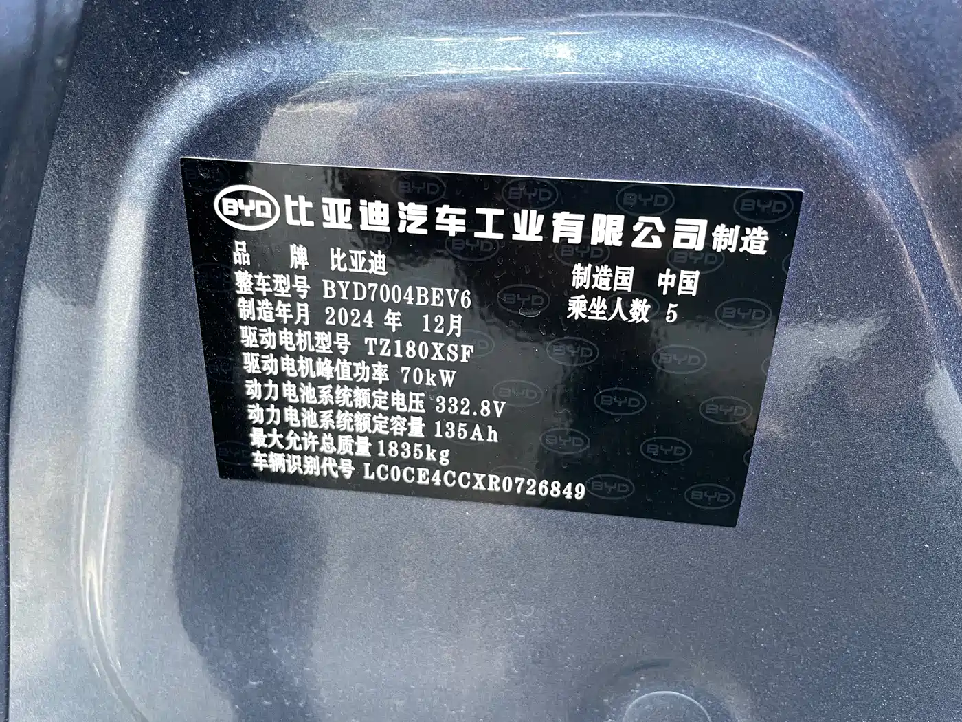 BYD Dolphin 2024 Glory Edition 420km Fashion Edition фото 12