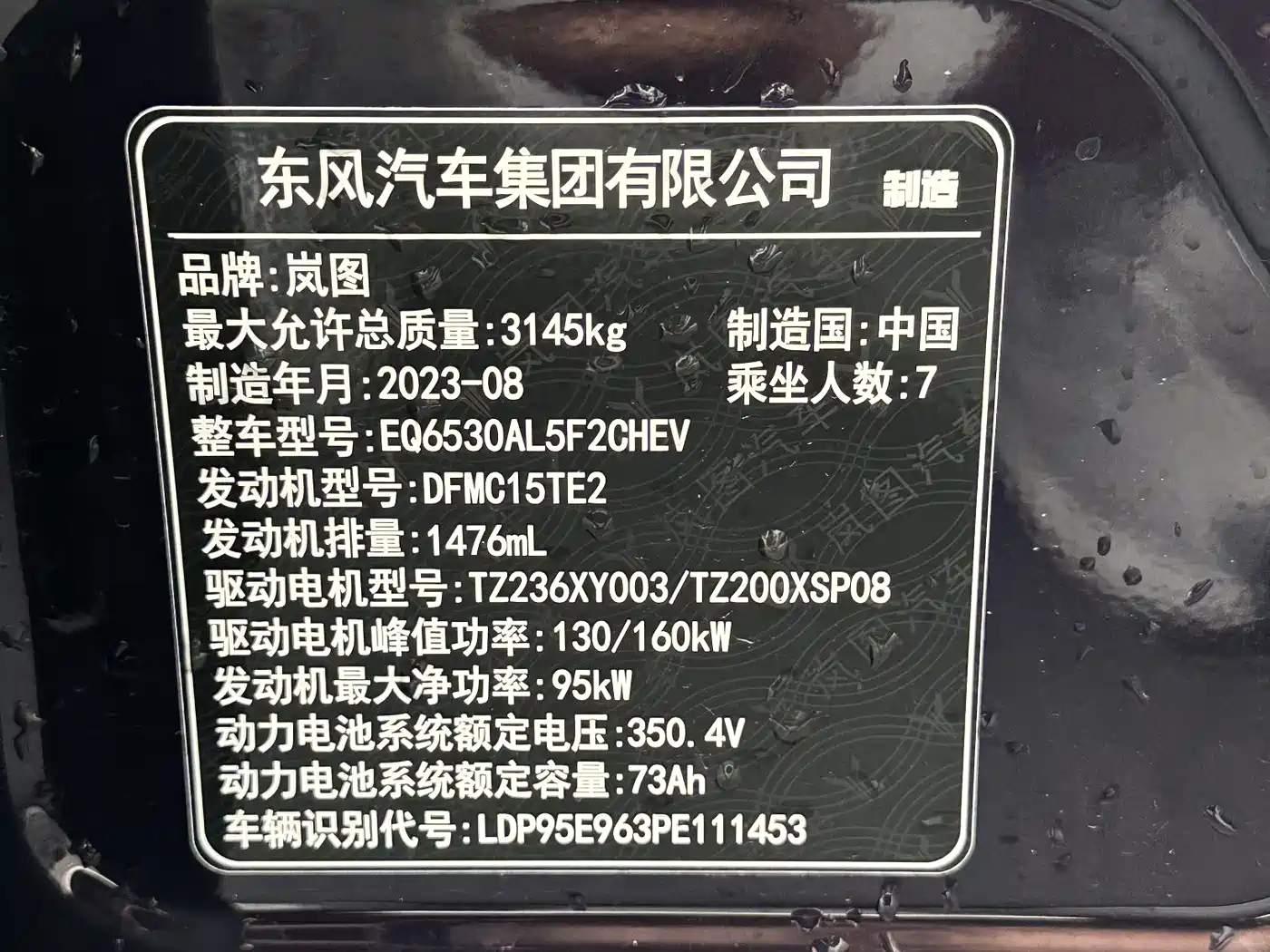 Voyah Auto Voyah Dreamer 2022 Low-carbon Edition Think+Smart Driving Package фото 16