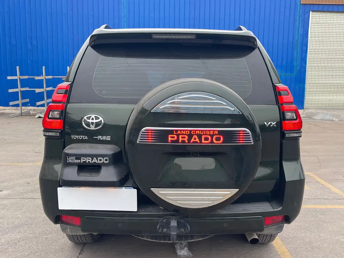 Toyota Prado 2018 3.5L Automatic TX-L NAVI Rear-mounted Spare Tire фото 4