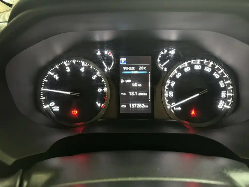 Toyota Prado 2020 2018 3.5L Automatic TX-L Rear-mounted Spare Tire