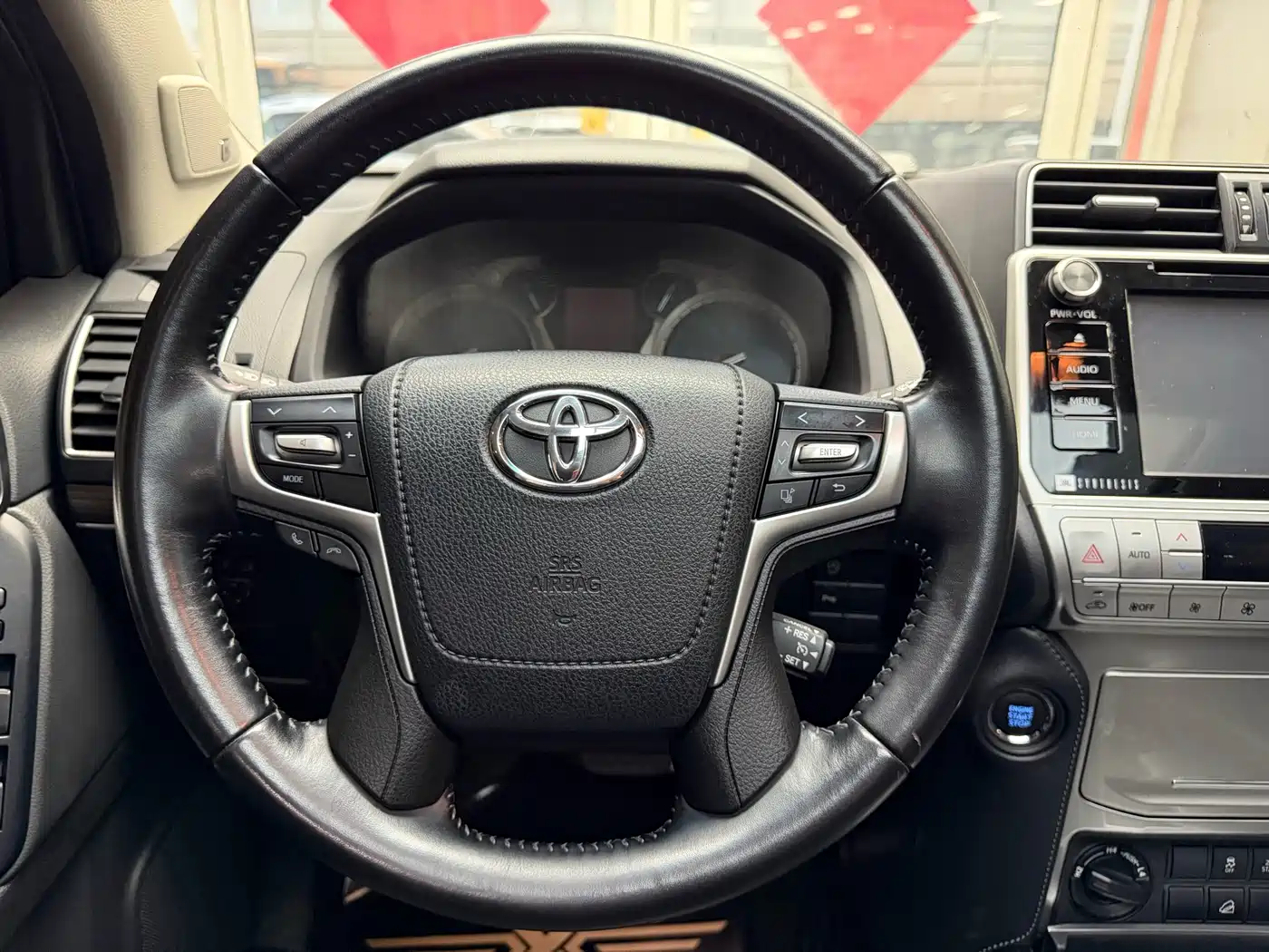 Toyota Prado 2018 3.5L Automatic TX-L NAVI Rear-mounted Spare Tire фото 27