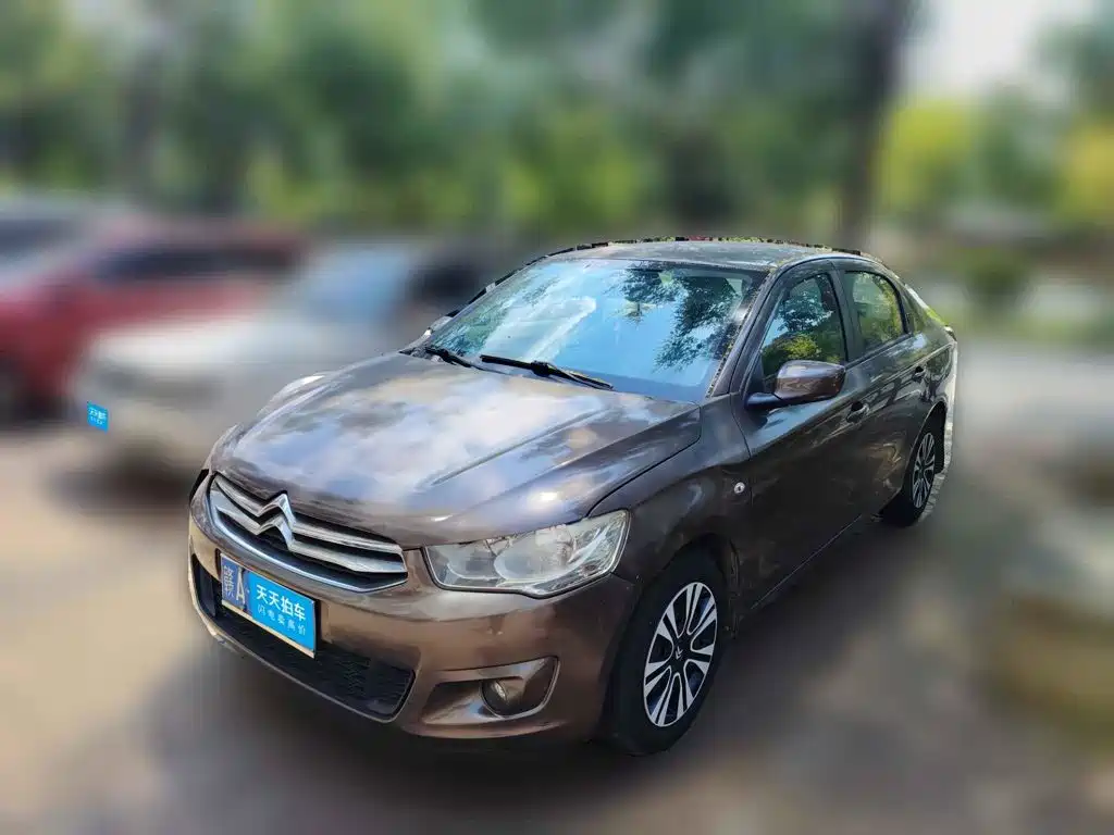 Citroën Elysee 2014 — пригон из Китая
