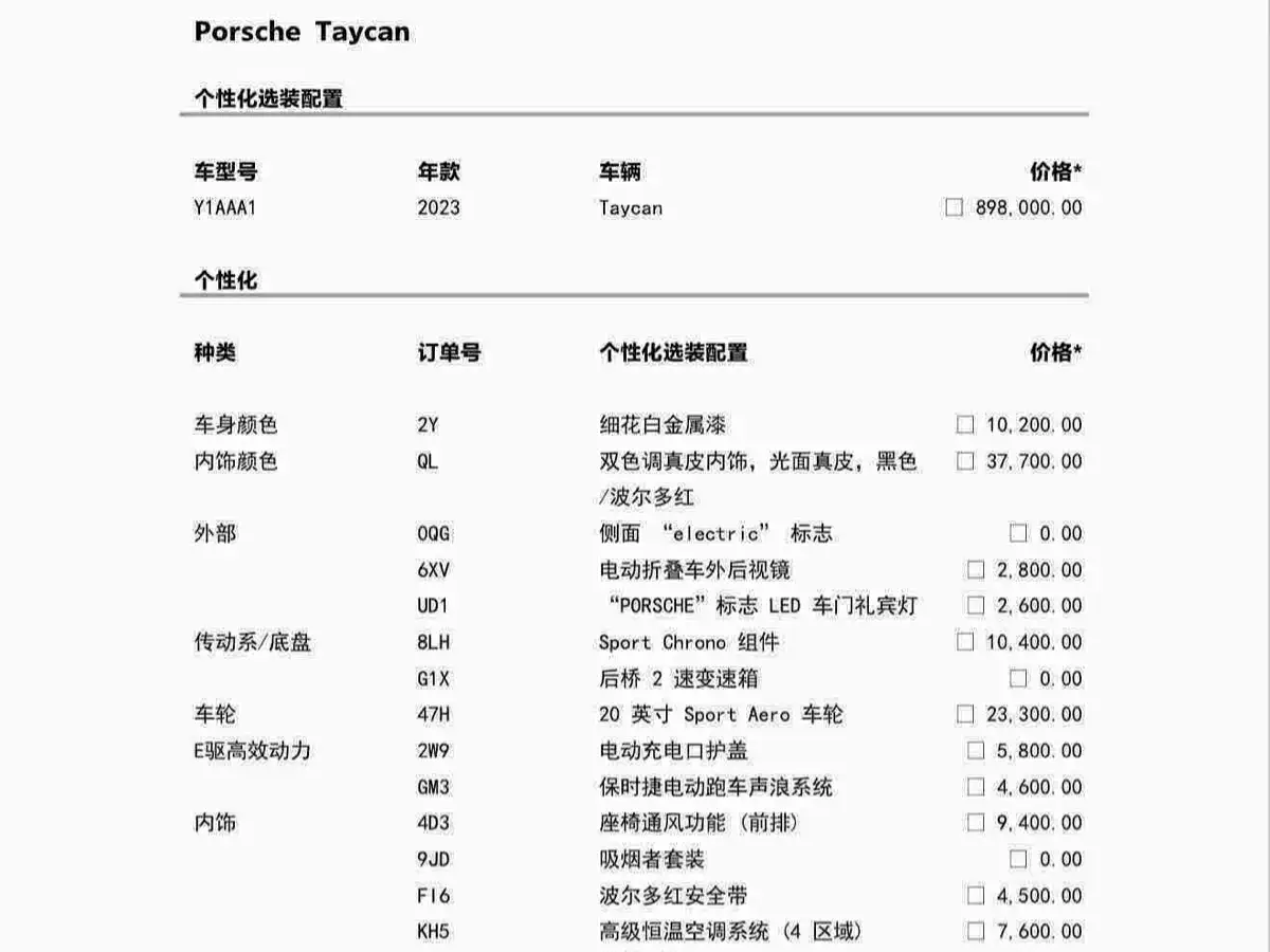 Porsche Taycan 2022 Facelift Taycan фото 24