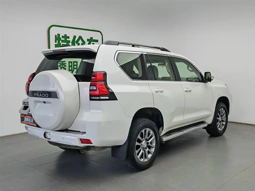 Toyota Prado 2018 3.5L Automatic TX-L Rear-mounted Spare Tire фото 2