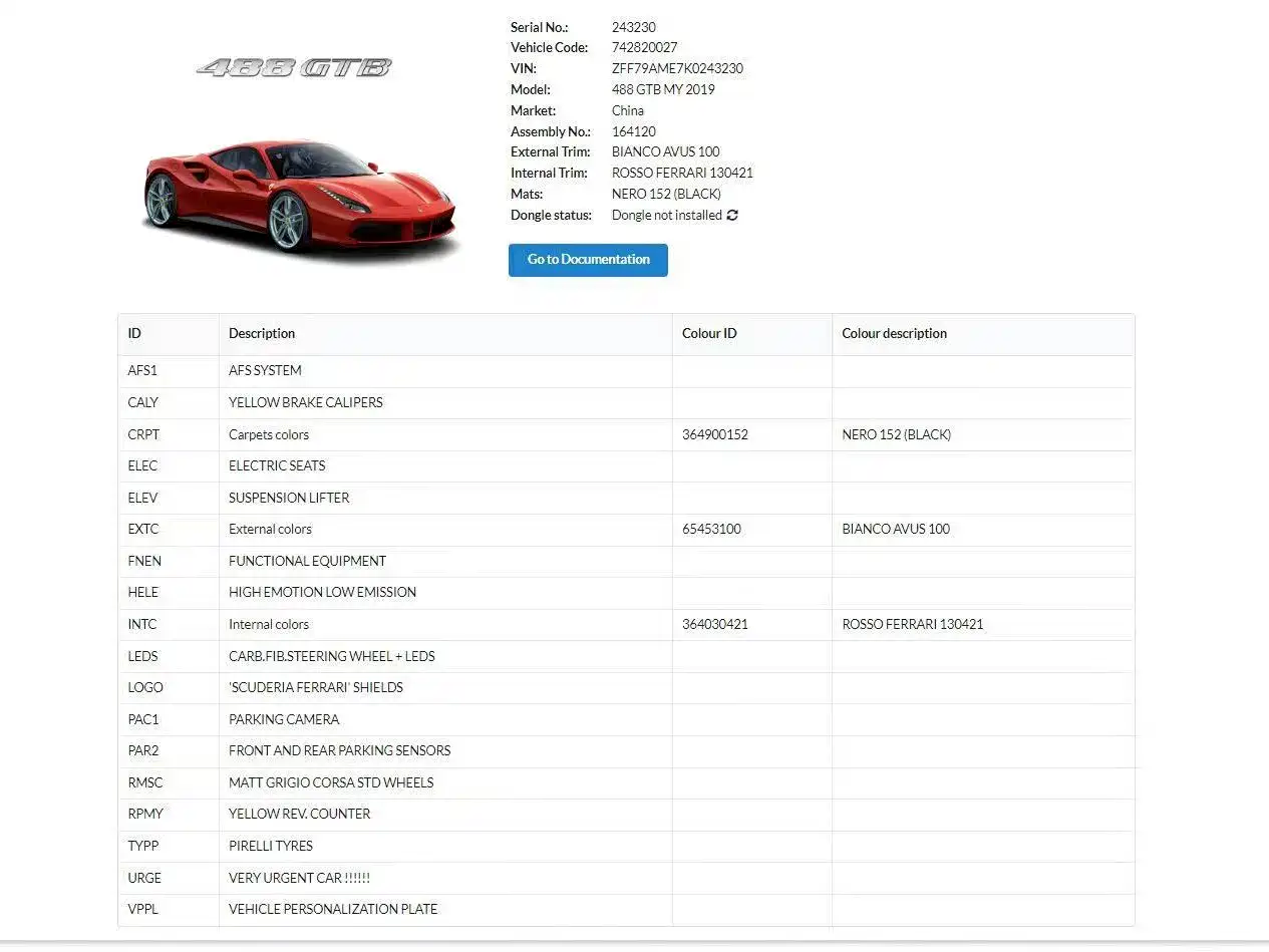 Ferrari 488 2019 2015 488 GTB