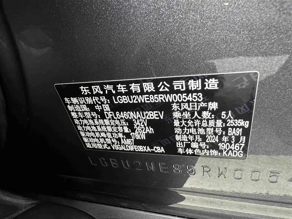 Nissan ARIYA 2024 2023 Model 600 Plus