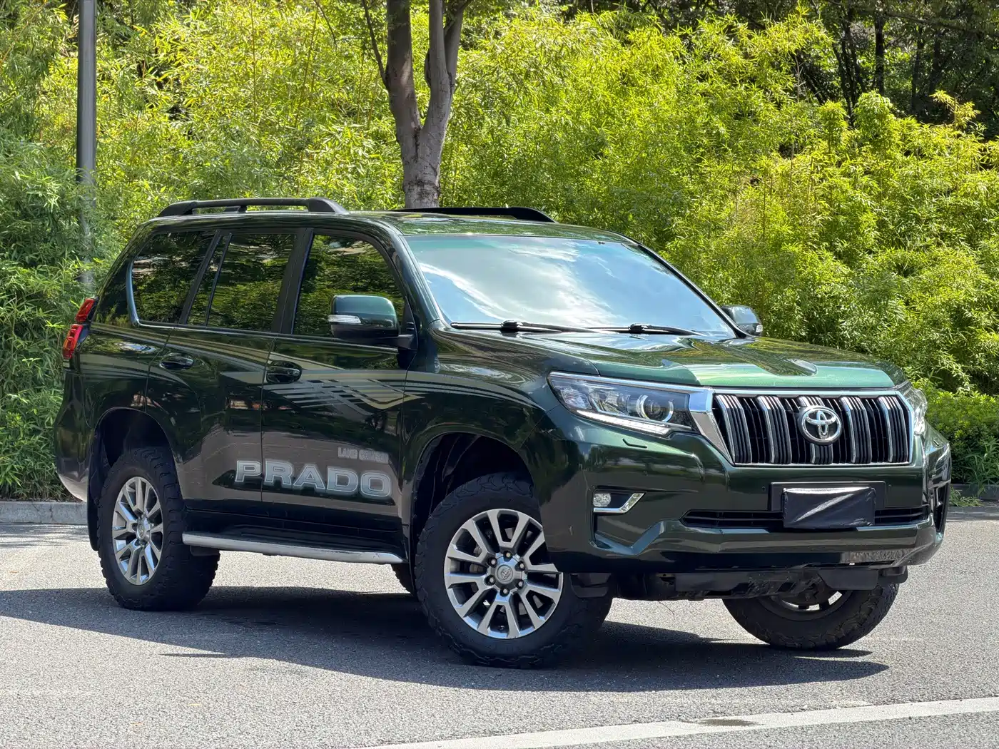 Toyota Prado 2019 2019 3.5L Automatic TX-L Zunxiang Edition with Rear-mounted Spare Tire