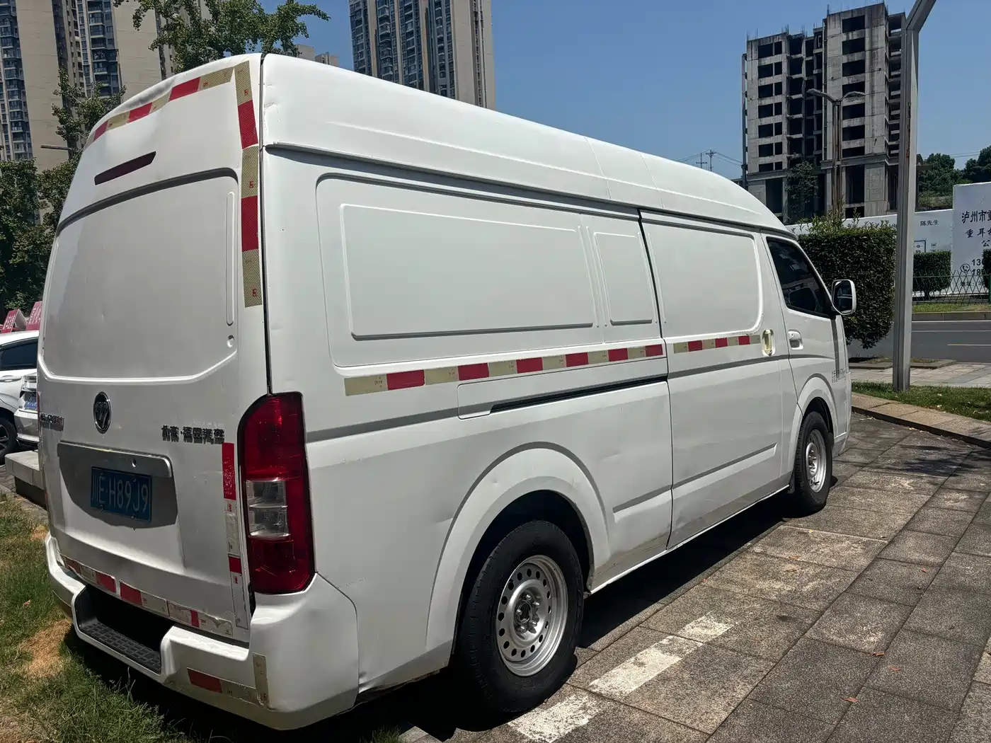 Foton Fengjing G7 2018 2017 2.0L Long Wheelbase Commercial Cargo Van High Roof 2-seater 4Q20M
