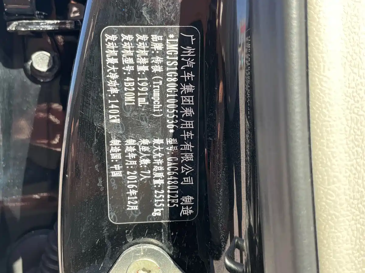 GAC Trumpchi Trumpchi GS8 2017 320T 2WD Luxury Smart Connect (7-seater) фото 22