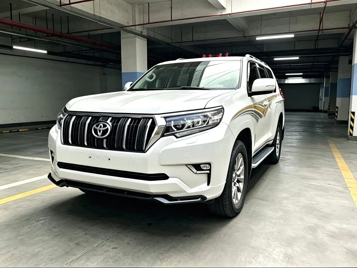 Toyota Prado 2020 2019 3.5L Automatic TX-L Zunxiang Edition with Rear-mounted Spare Tire