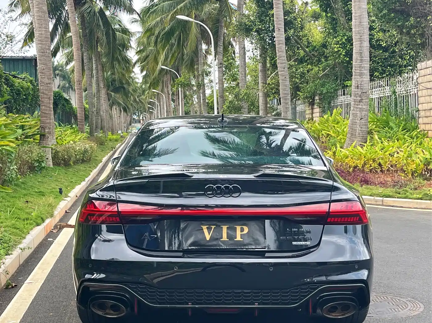 Audi A7L 2024 45 TFSI quattro Black Warrior Edition фото 8