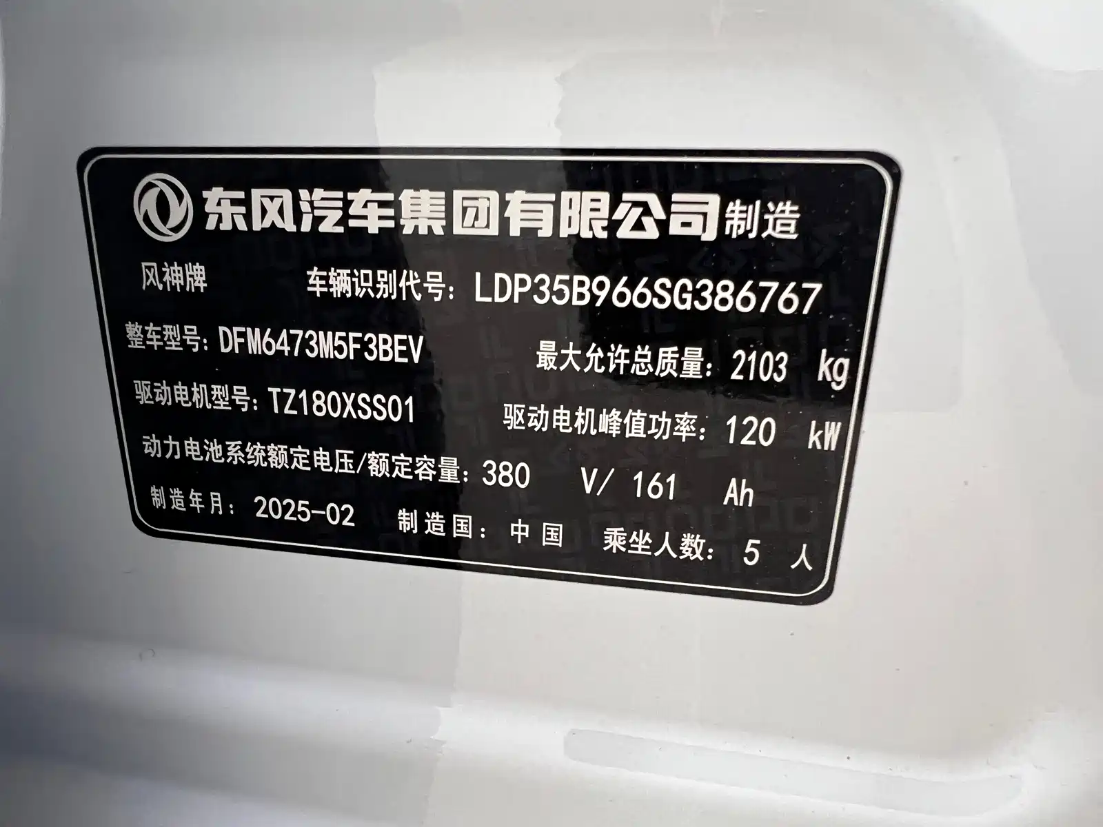 Фото 30 - Dongfeng Aeolus SKY EV01