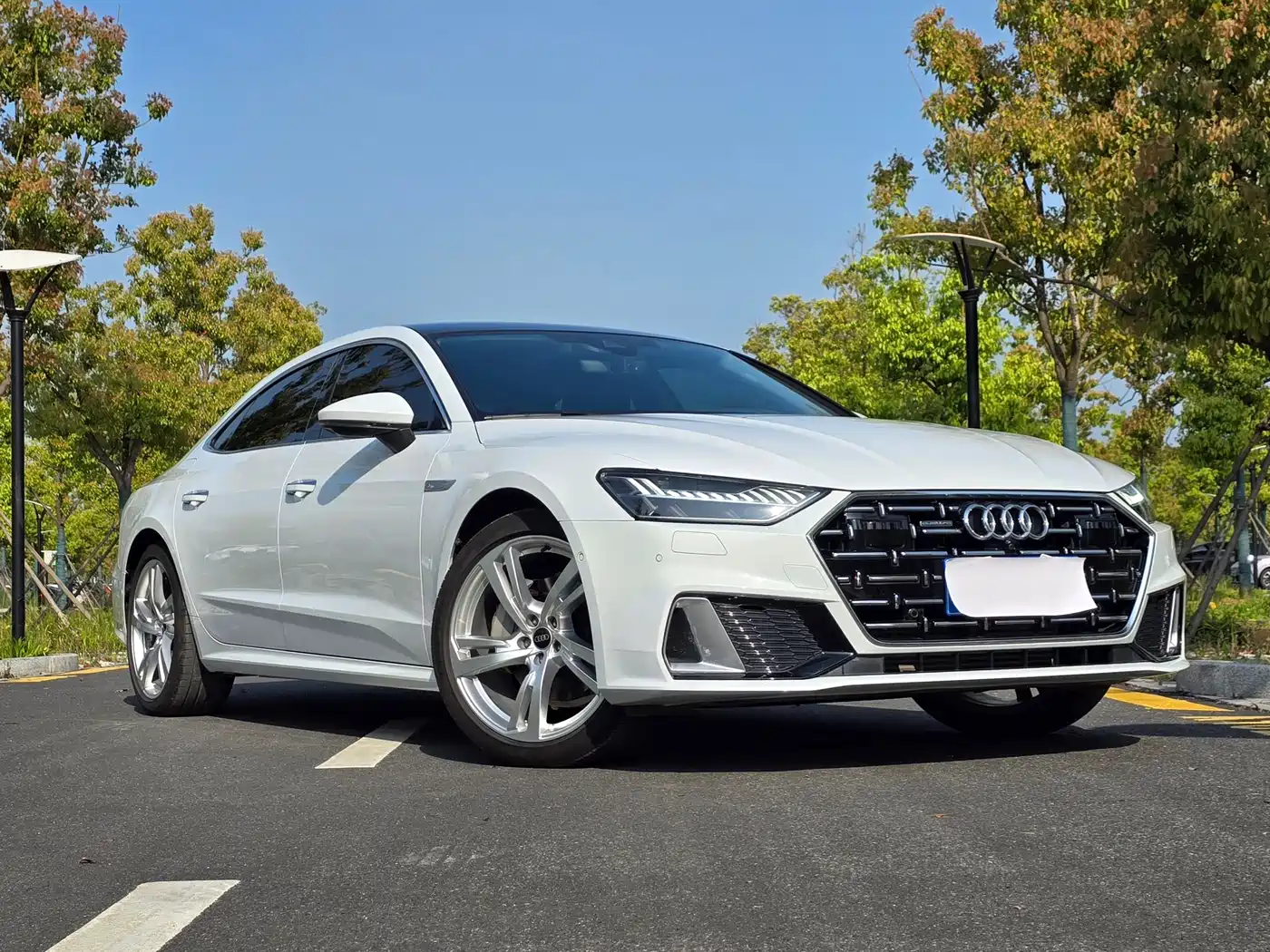 Audi A7L 2024 45TFSI quattro S-line Vision Edition Crystal Package фото 3