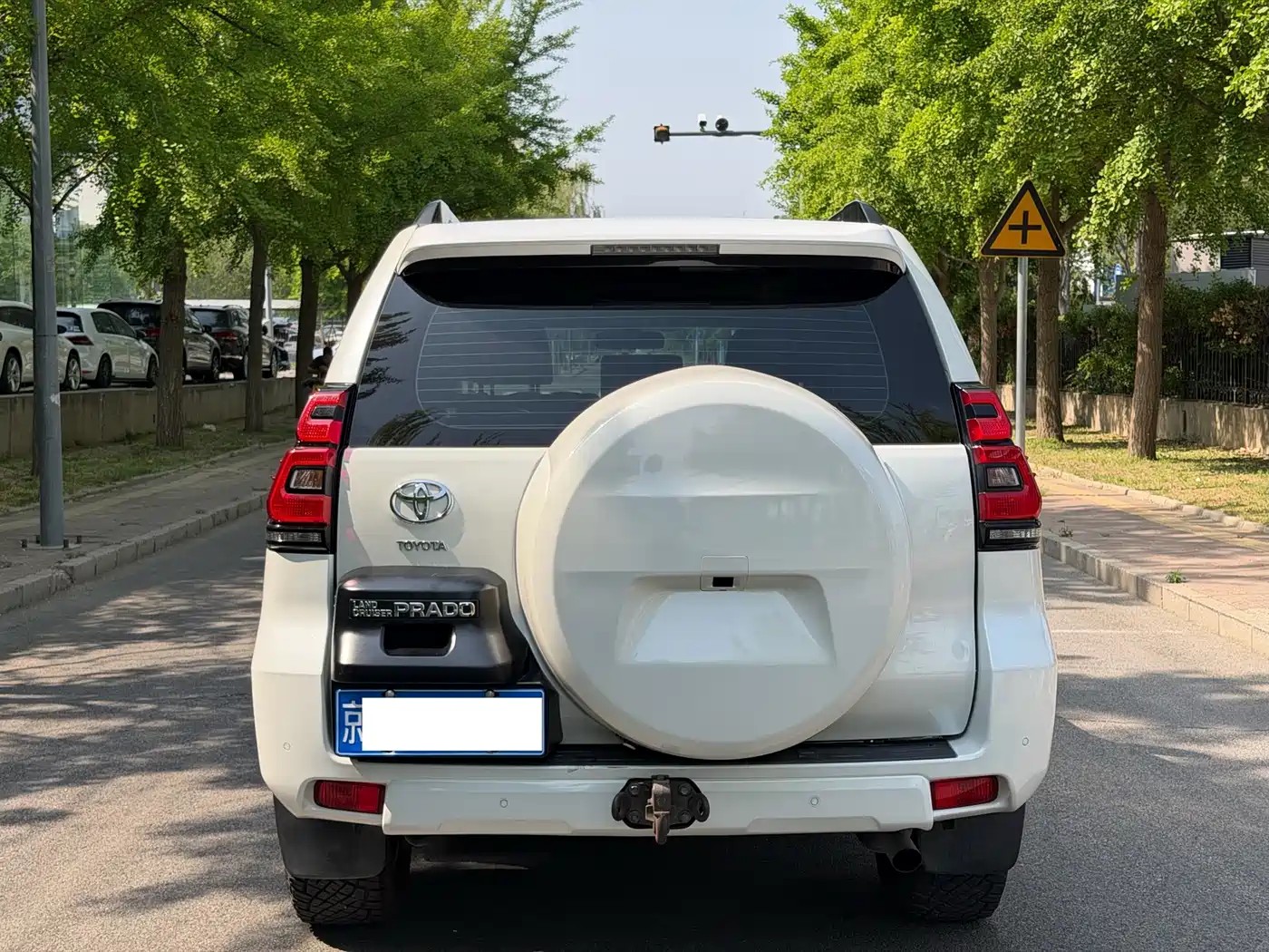 Toyota Prado 2018 3.5L Automatic TX-L Rear-mounted Spare Tire фото 26