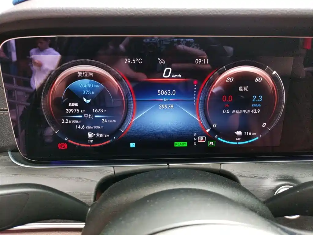 Mercedes-Benz E-Class New Energy 2021 E 350 e L Plug-in Hybrid Sports Sedan фото 4