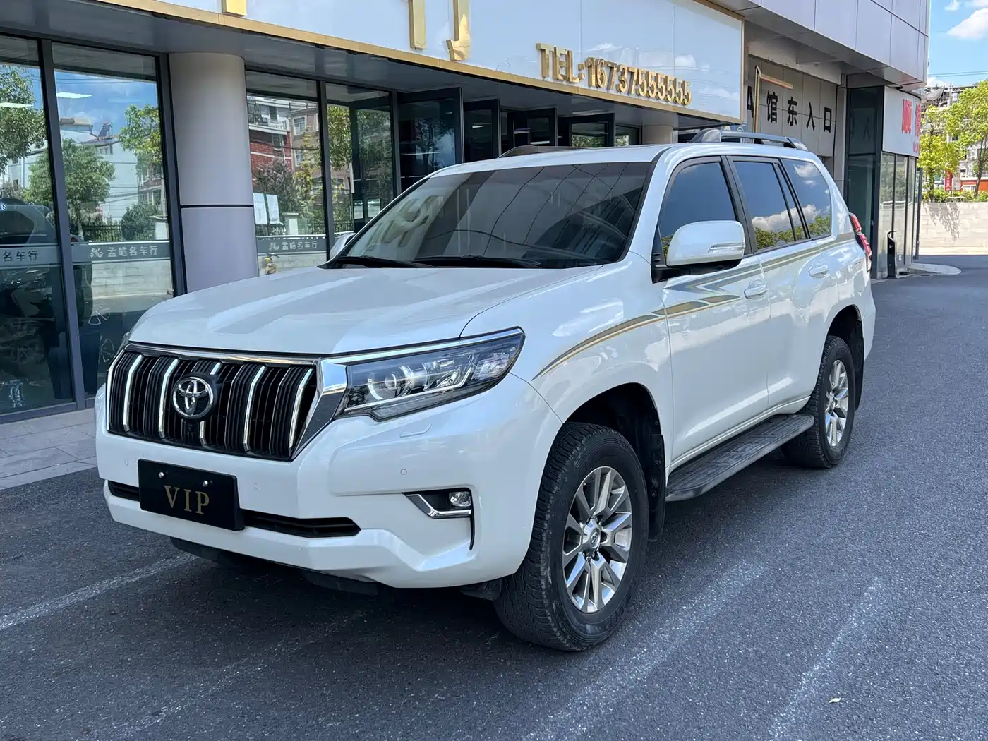 Toyota Prado 2018 3.5L Automatic TX-L Rear-mounted Spare Tire