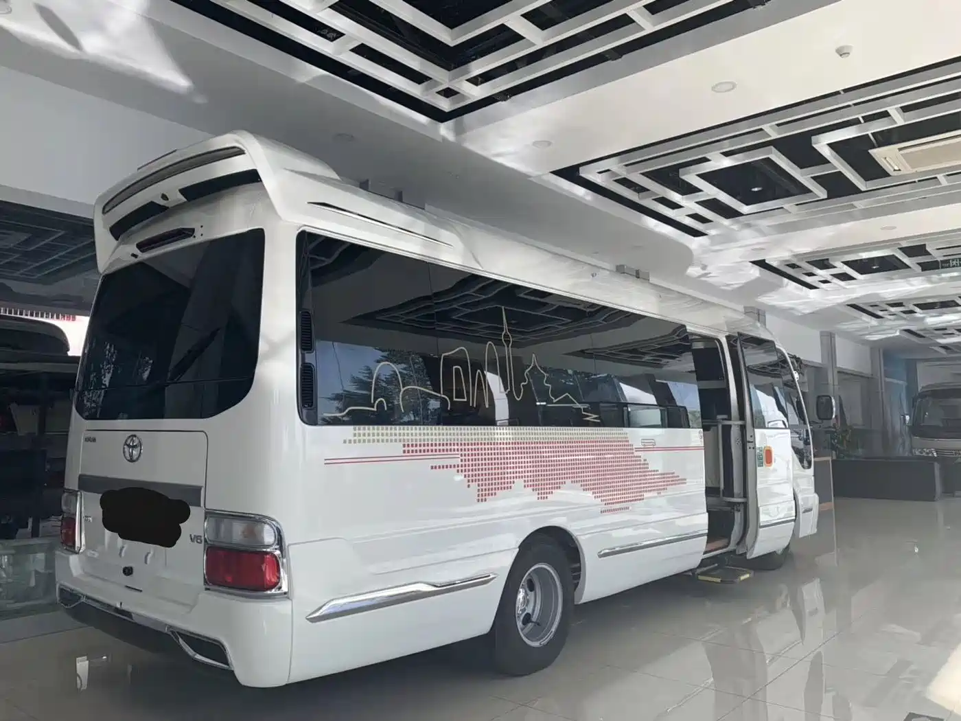 Toyota Coaster 2019 4.0L Premium Vehicle GRB53L-ZCMSK 20-seater Special Edition 9GR фото 2