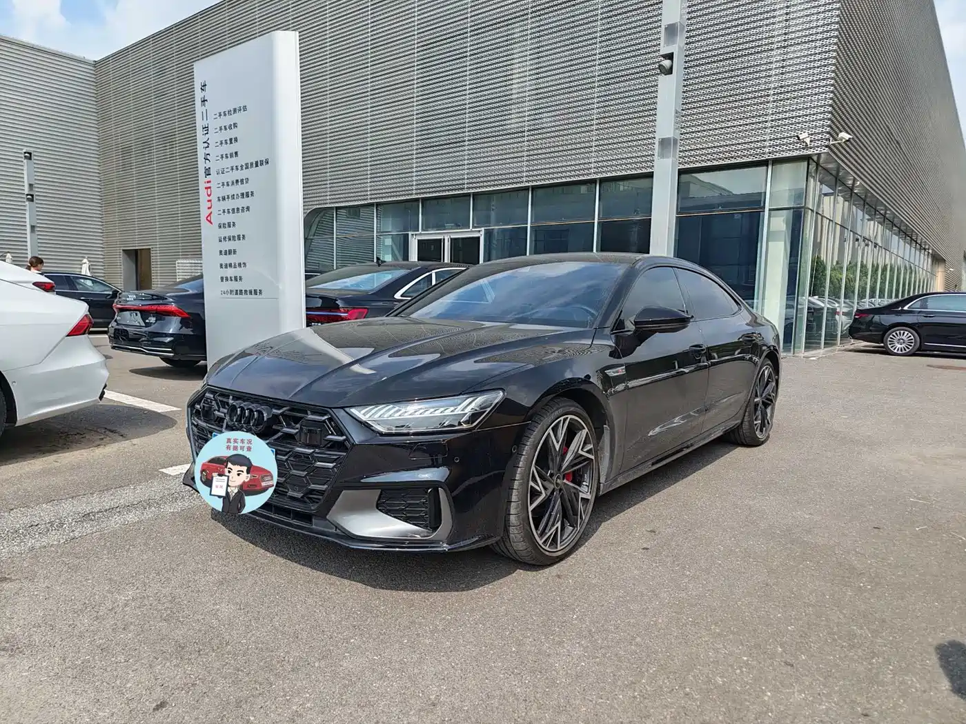 Audi A7L 2025 2025 Model Year 45 TFSI quattro Black Knight Edition