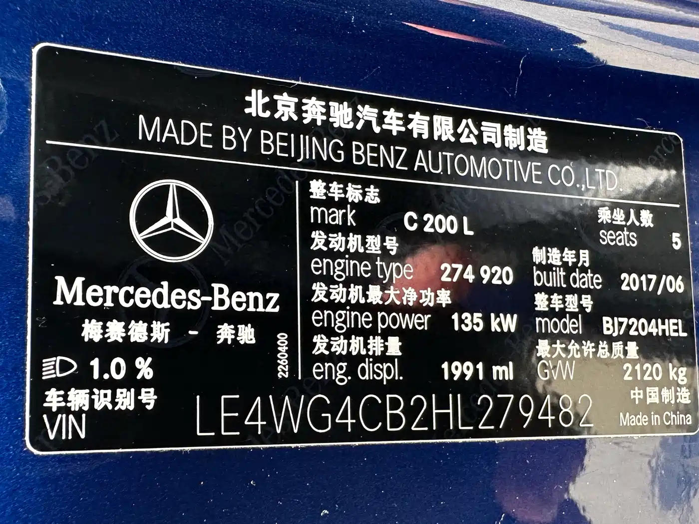 Mercedes-Benz C-Class 2017 Facelift C 200 L Sport Edition фото 5